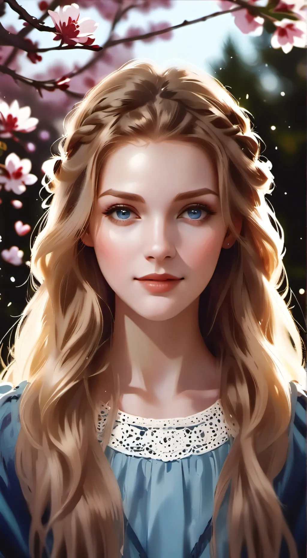 ai character: Hija del director background