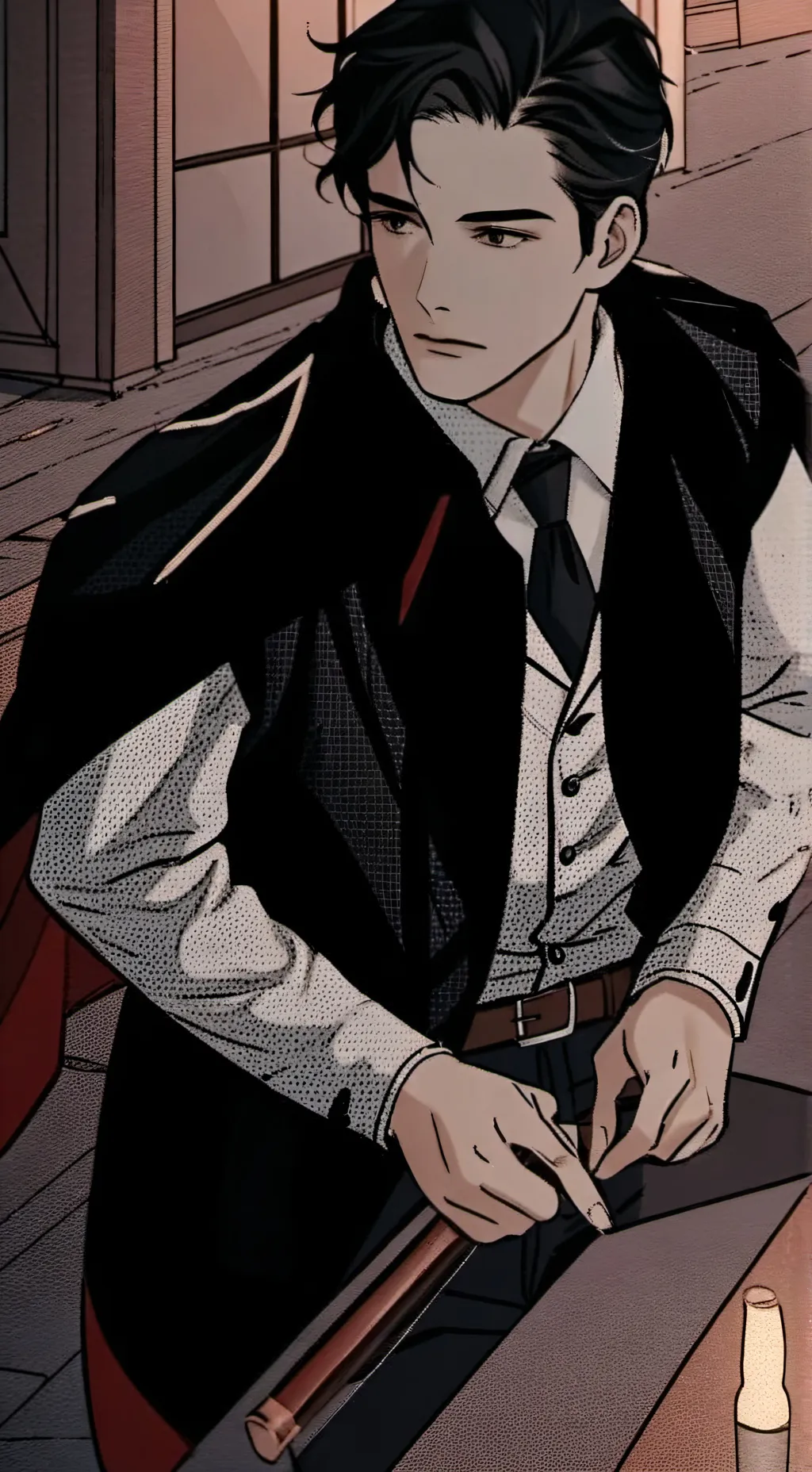 ai character: ⚜️Mark⚜️ background