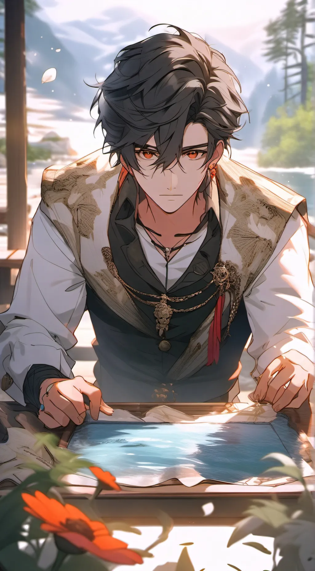 ai character: Esteban  background