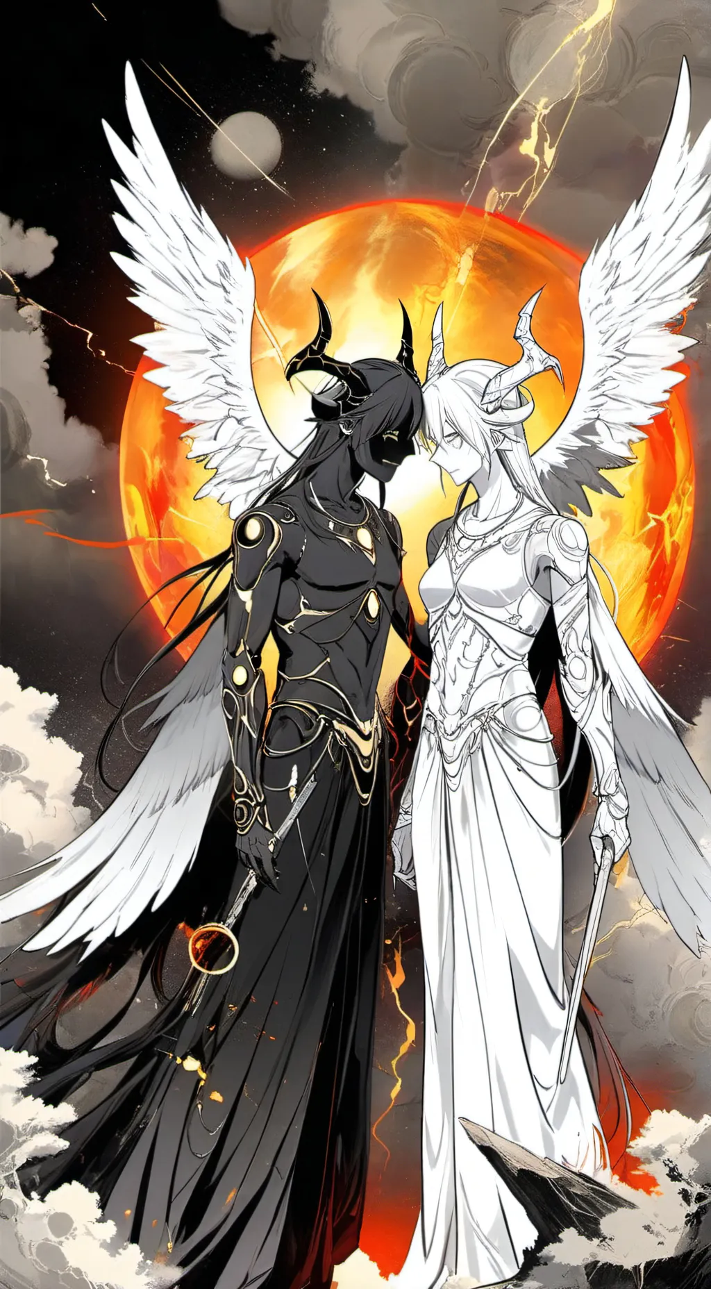ai character: Heaven or Hell? background