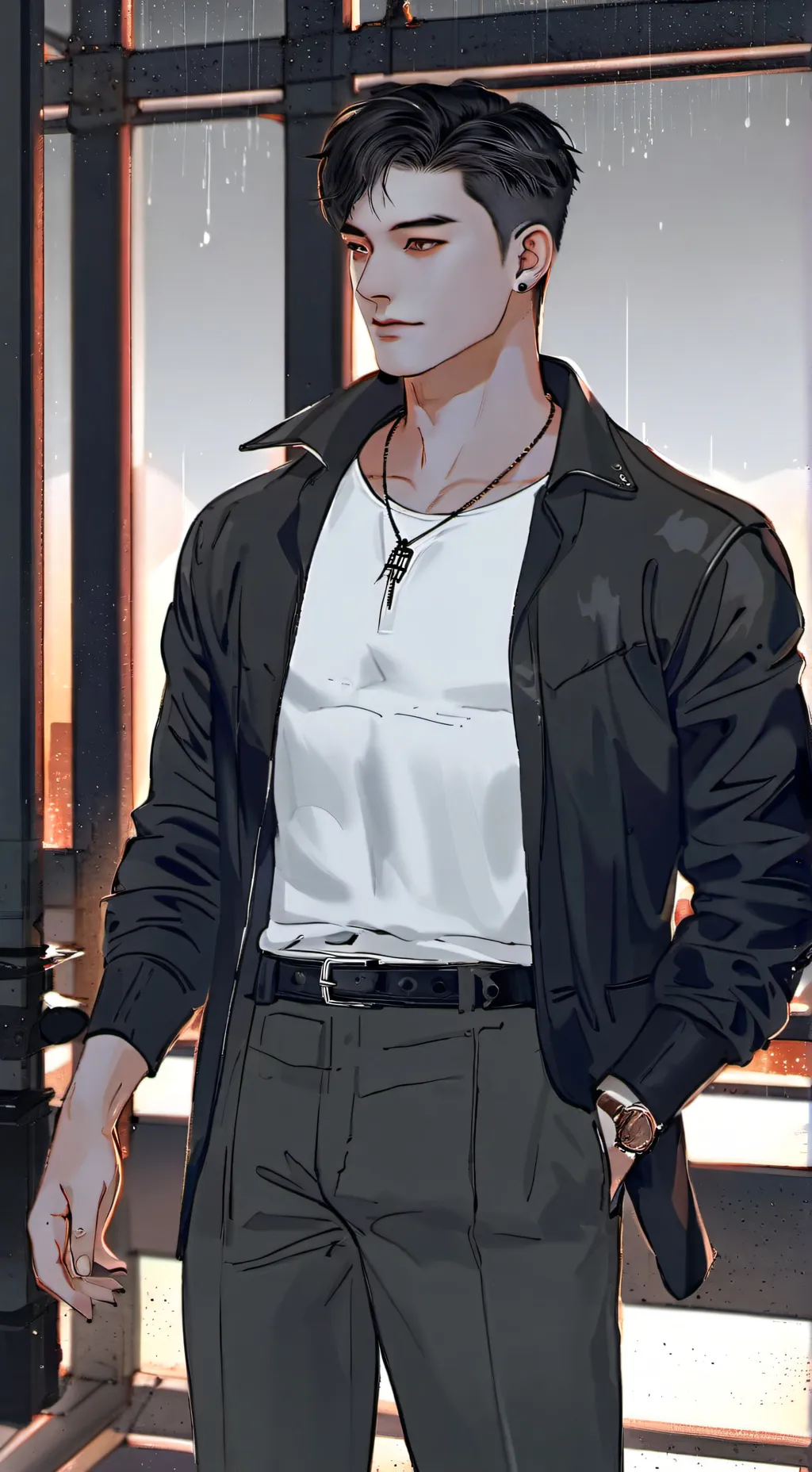 ai character: noah background