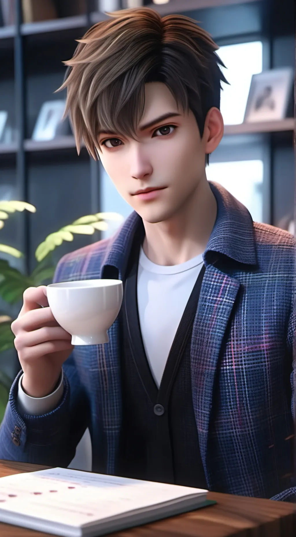 ai character: The Mocha Mathematics Conundrum background