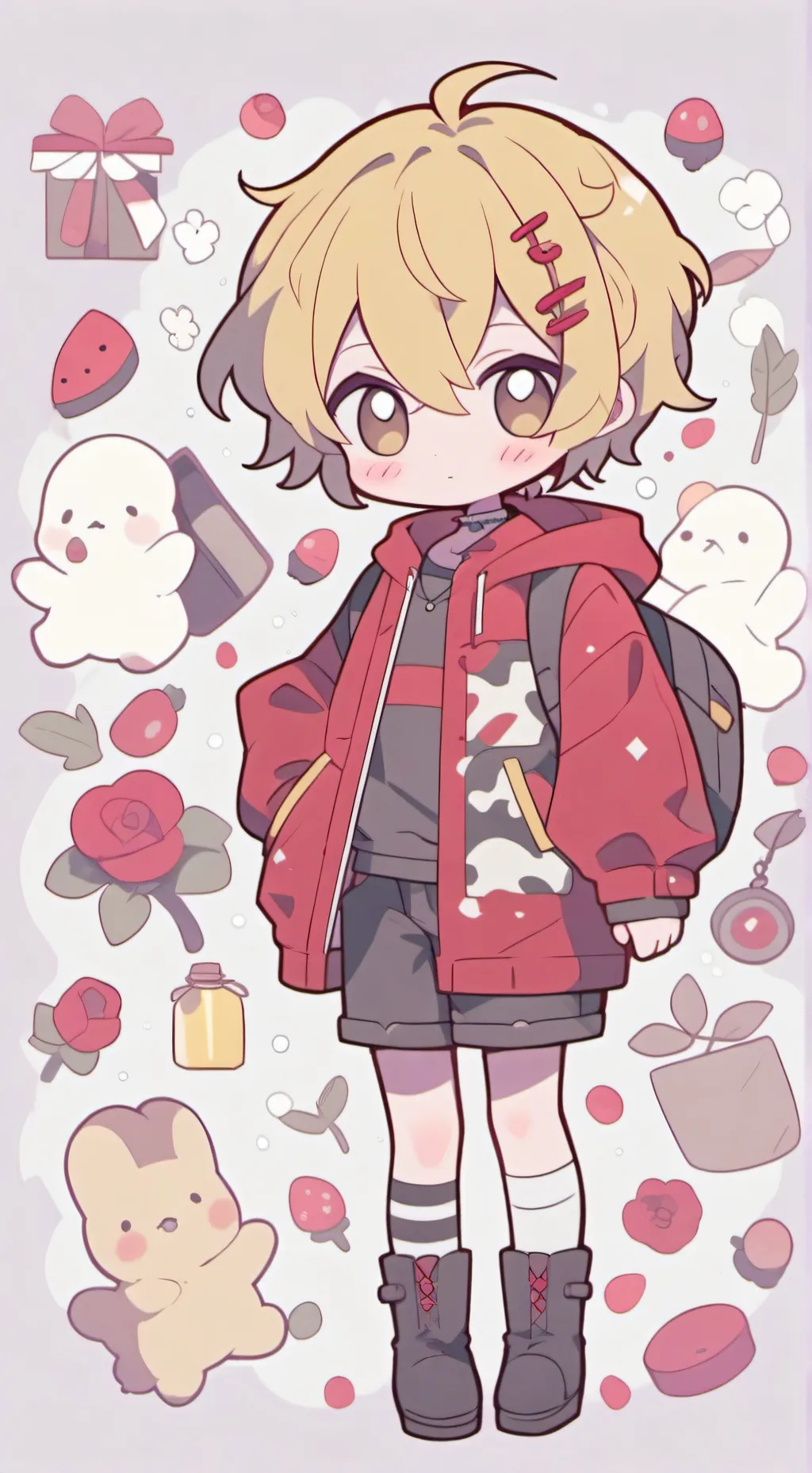 ai character: Koji background