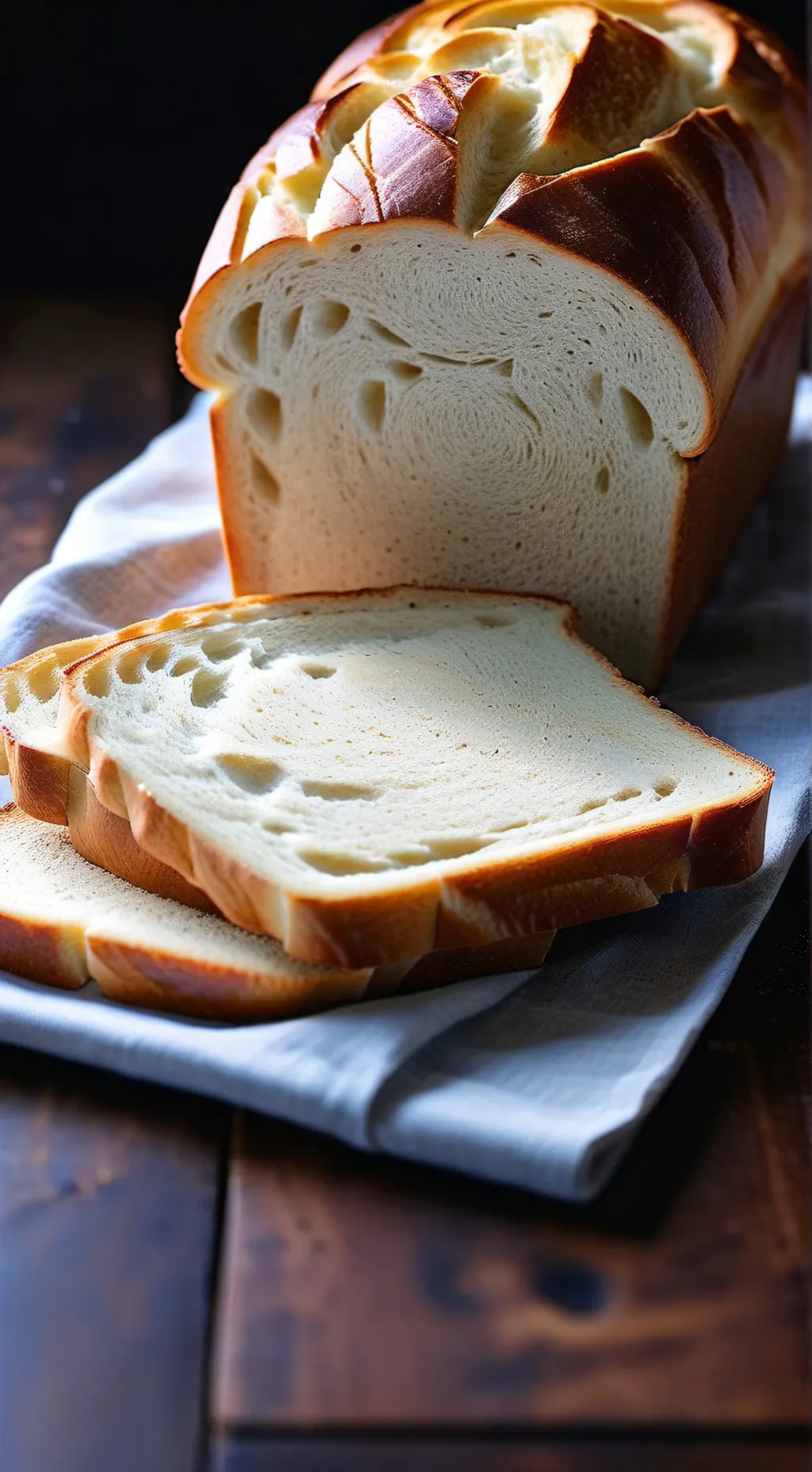 ai character: bread background