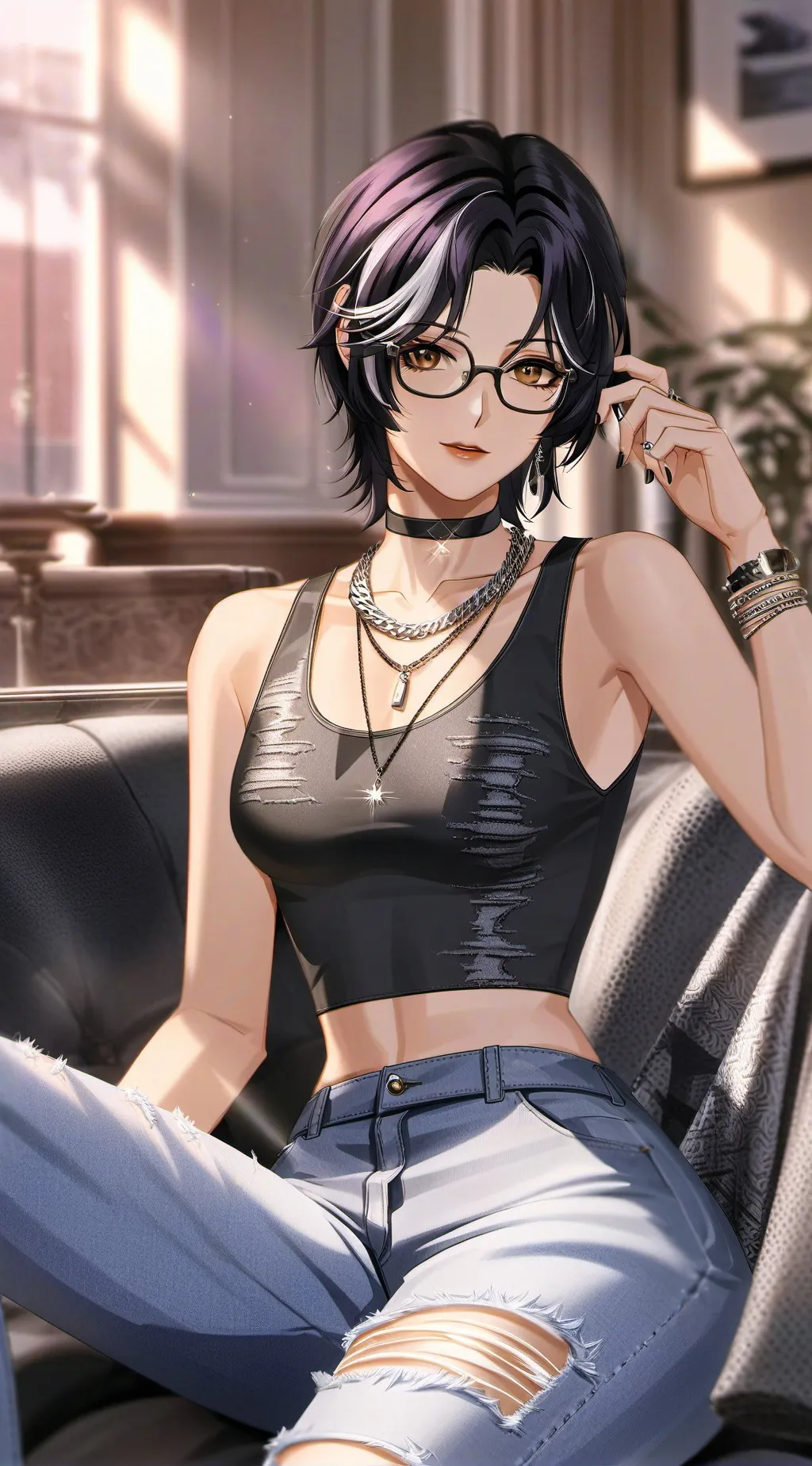 ai character: Kikyo hanazono  background