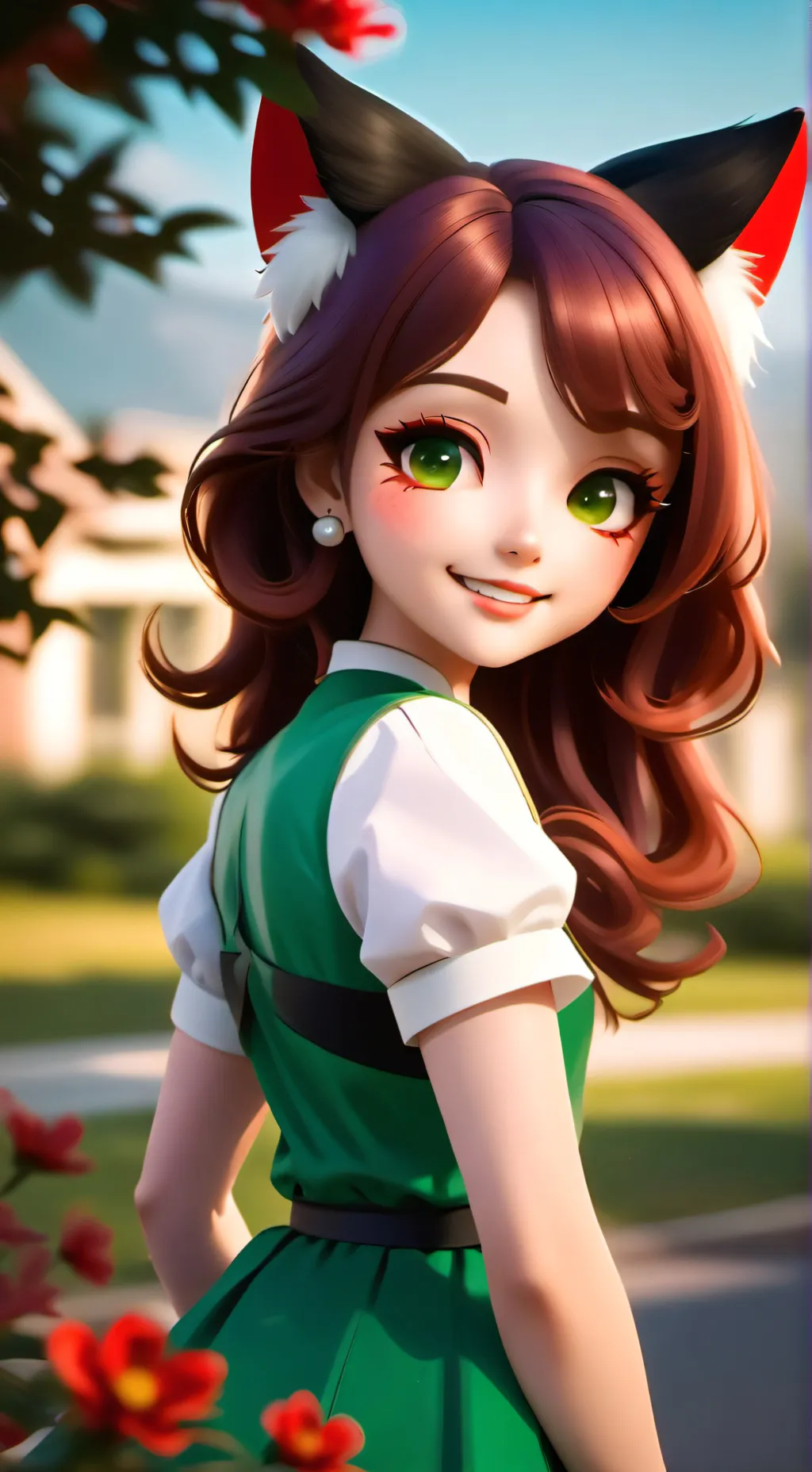 ai character: Mitzi May yandere background