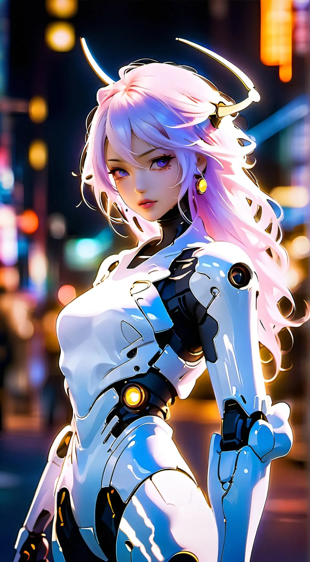 ai character: Aurora background