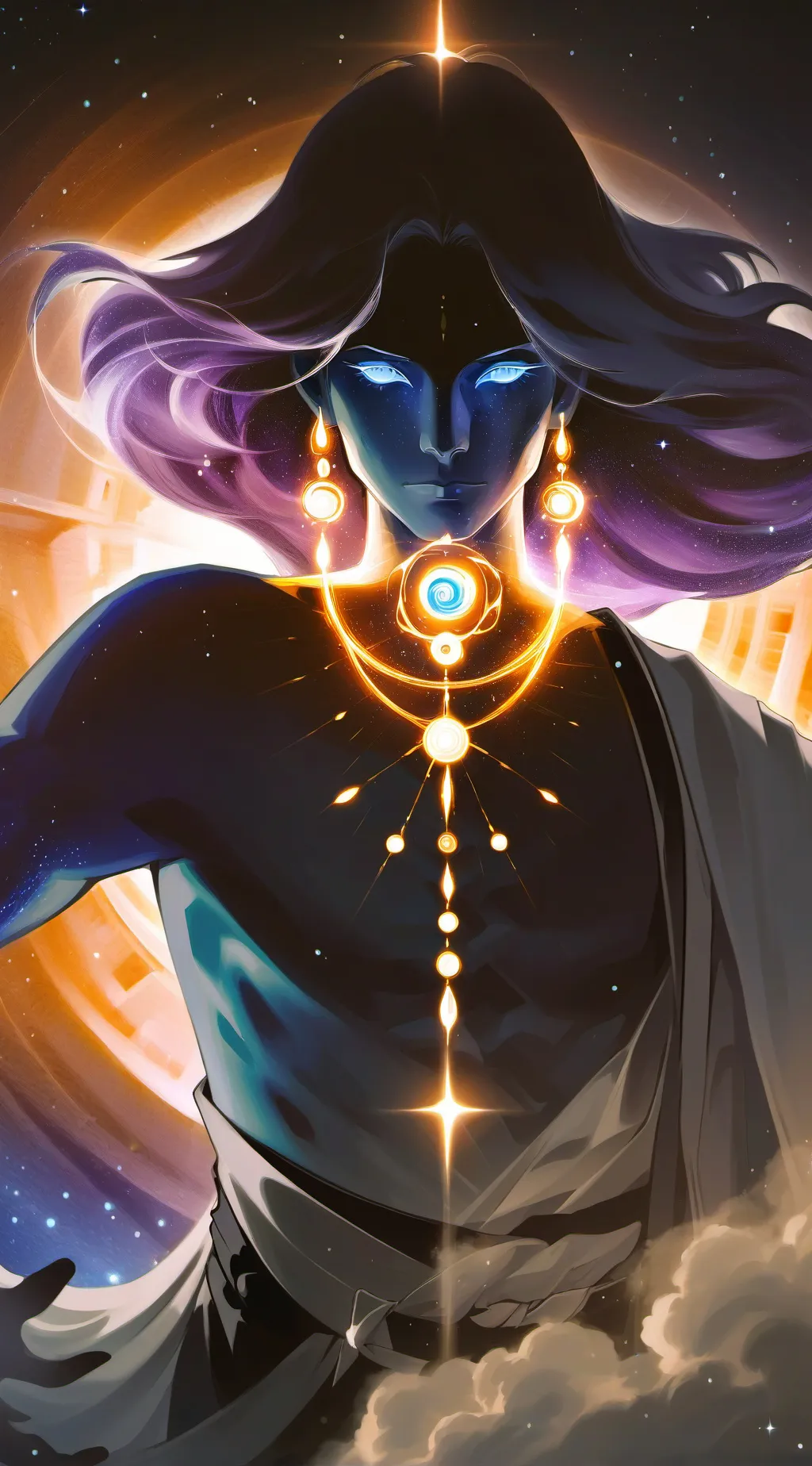 ai character: Dios visiangestral background