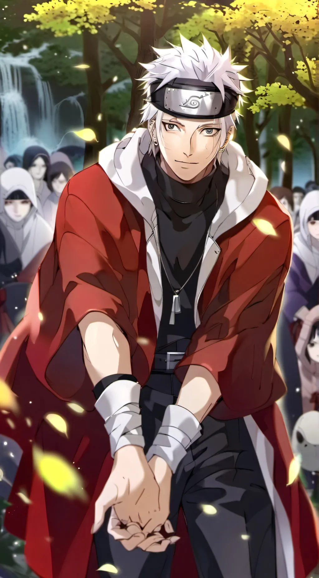 ai character: Naruto  background