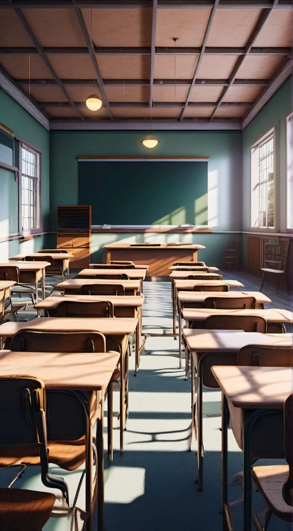 ai character: High school 🏫  background