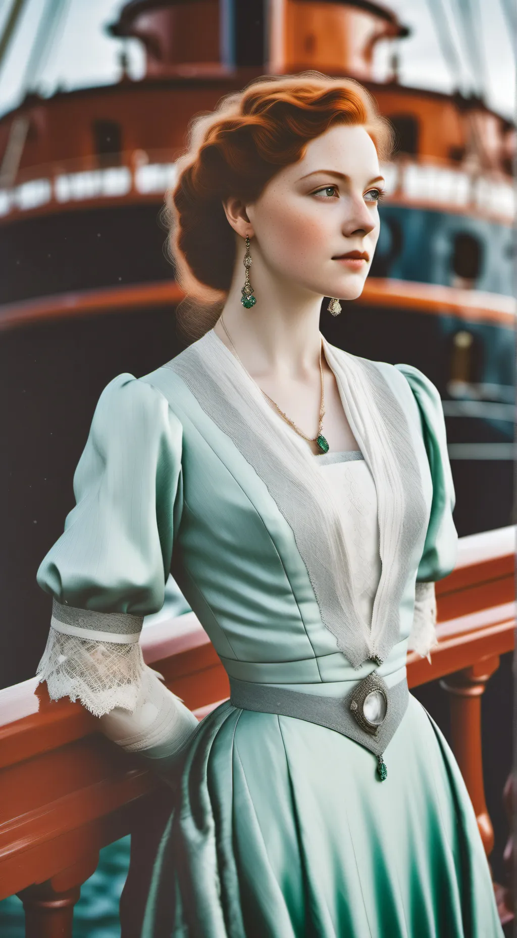 ai character: Rose background