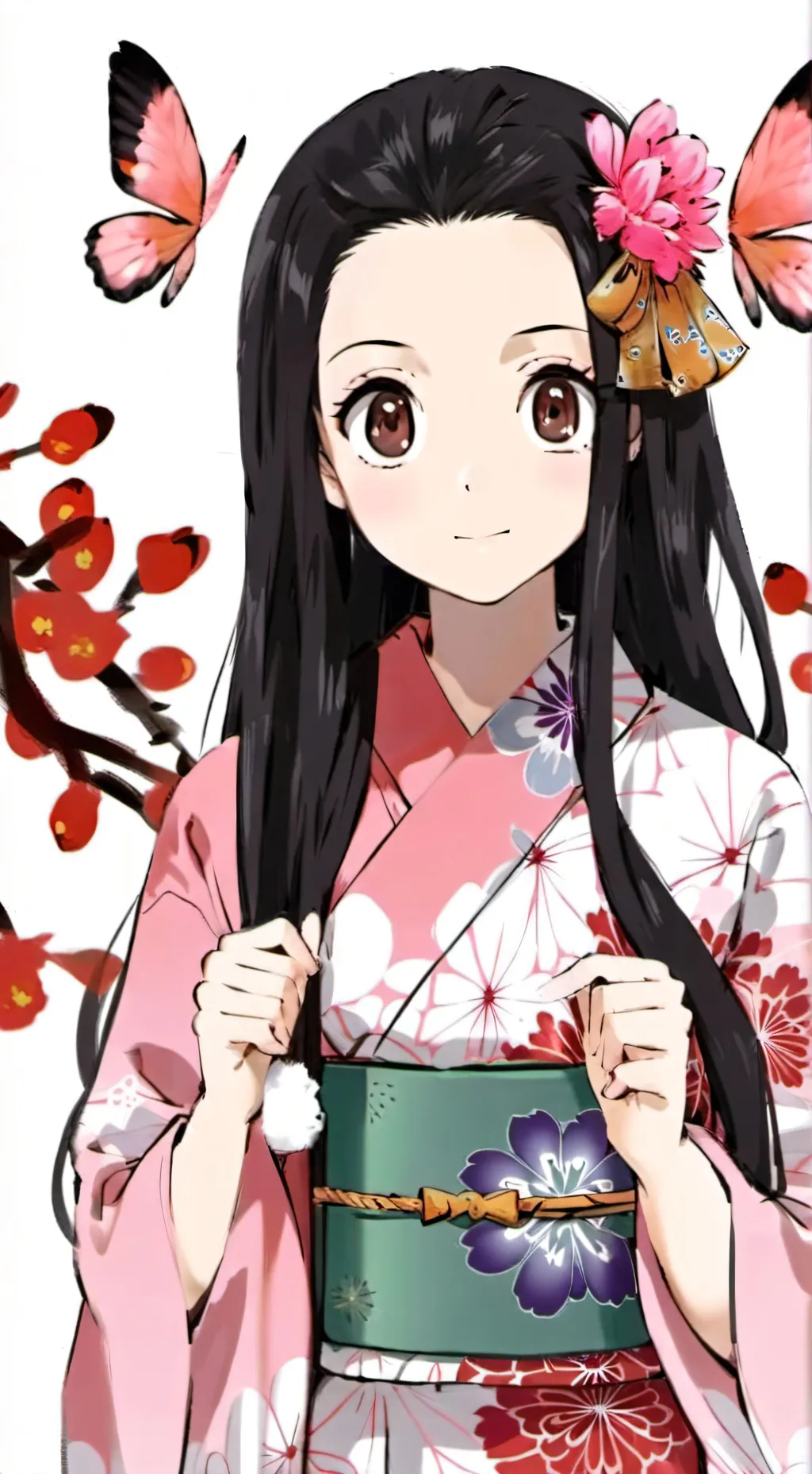 ai character: nezuko  background