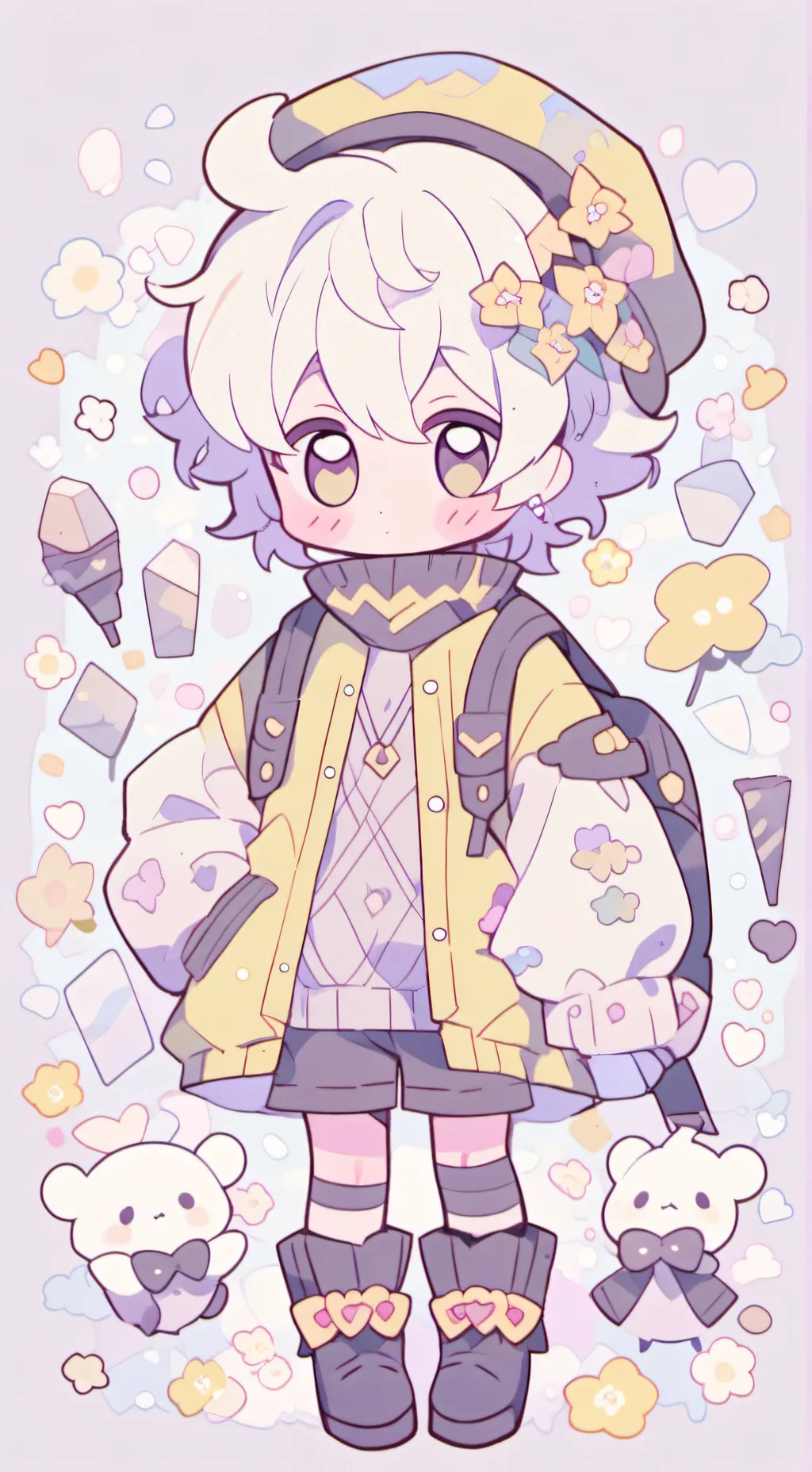 ai character: Hanta background