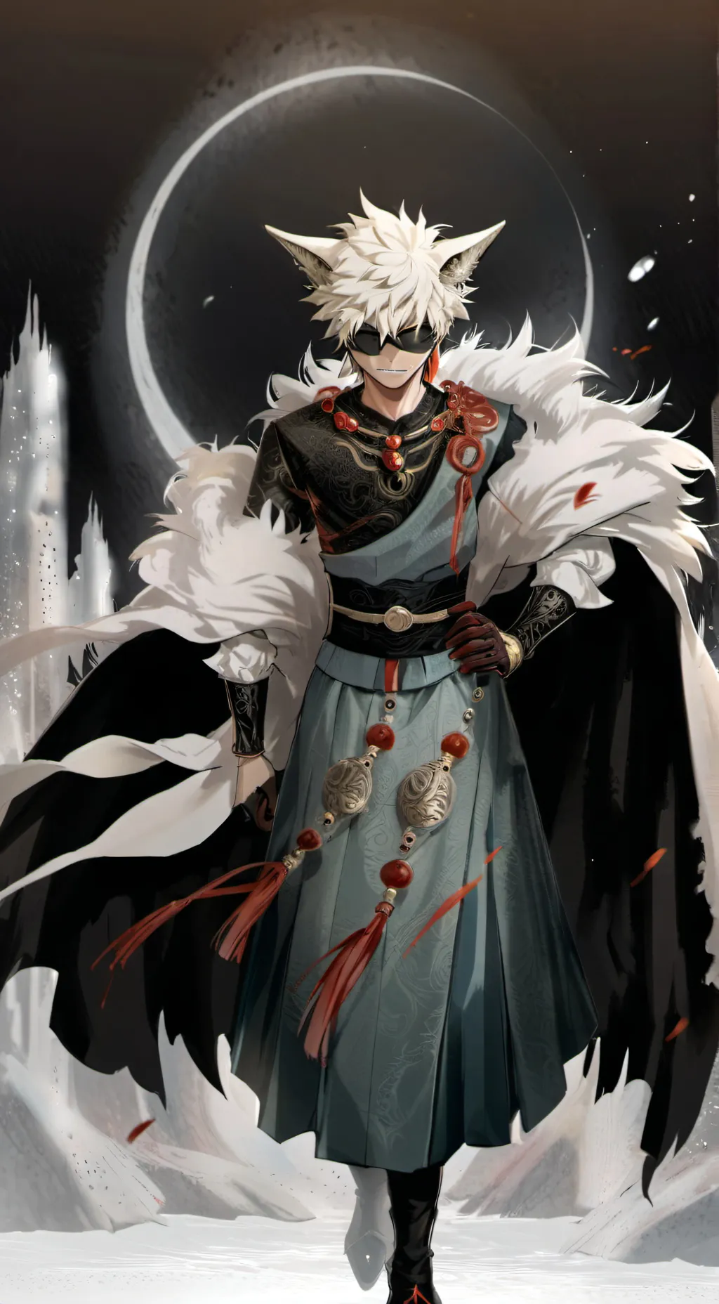 ai character:  bakugo roommate  background