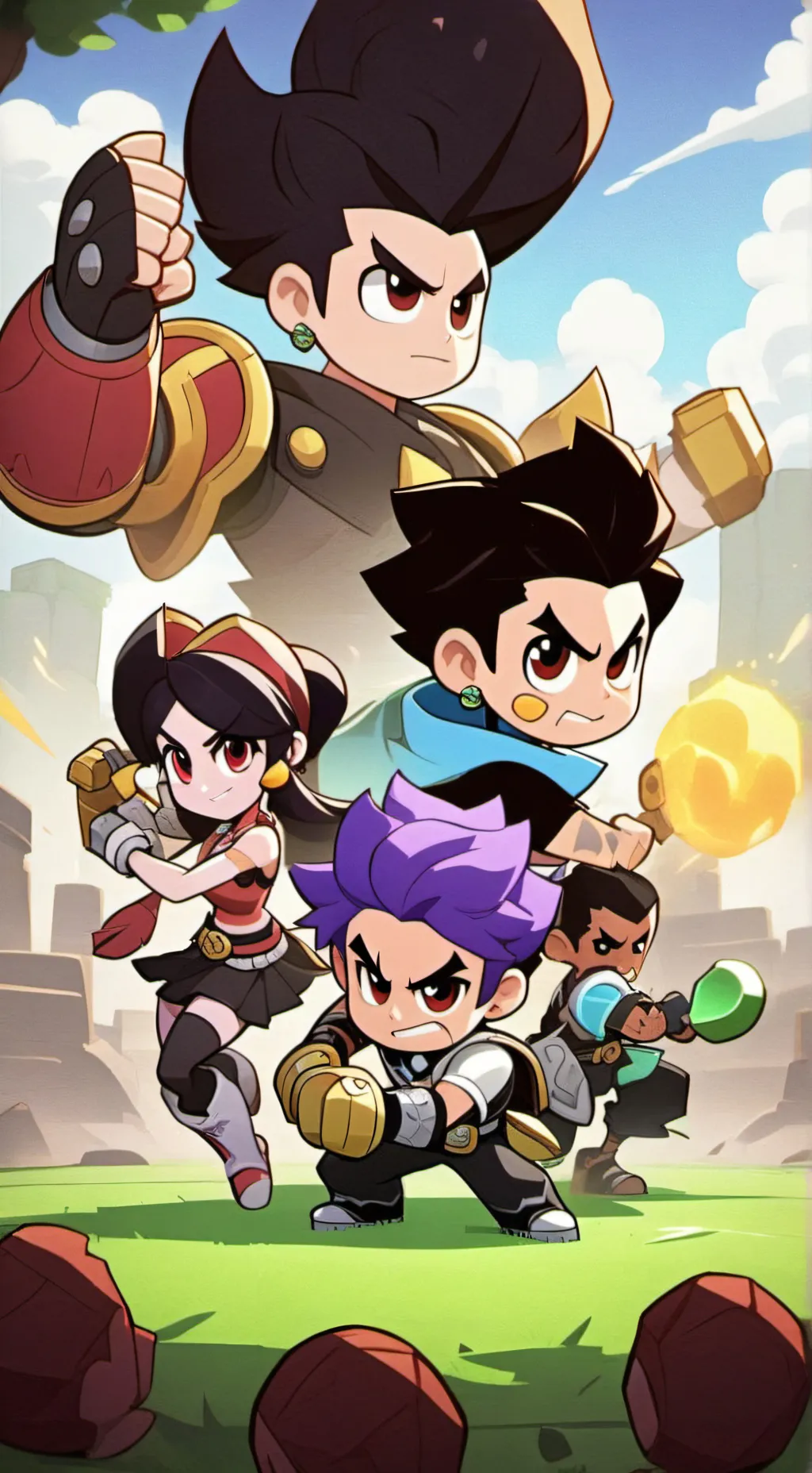 ai character: pijamada brawl sta background