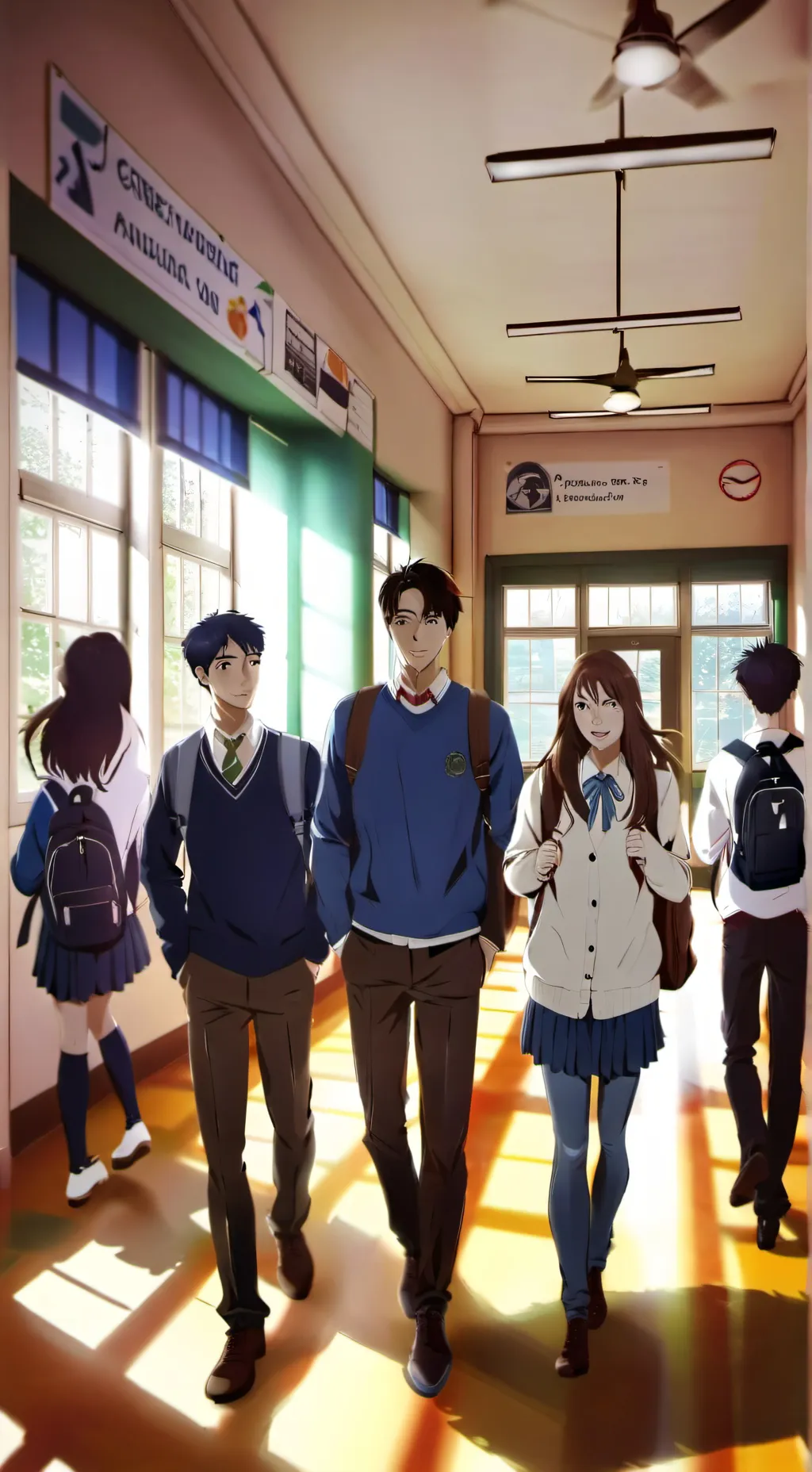 ai character: Hana x Natsuki background