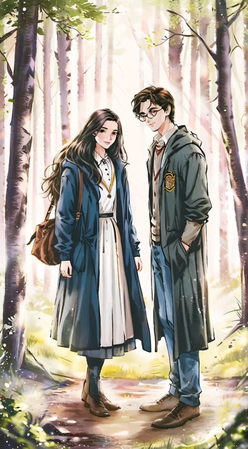 ai character: harry werewolf gf background