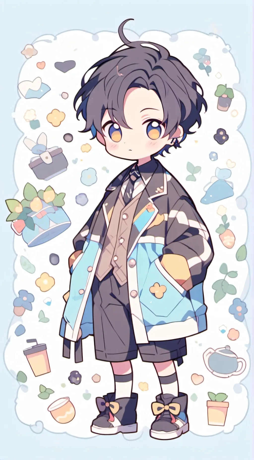 ai character: Fumikage  background