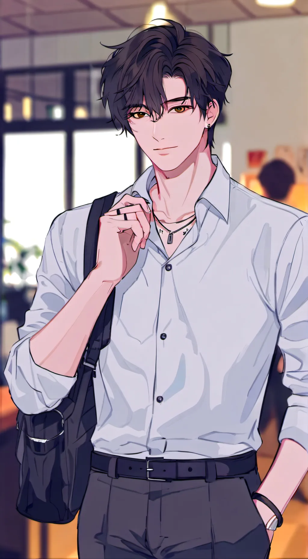 ai character: Lean background