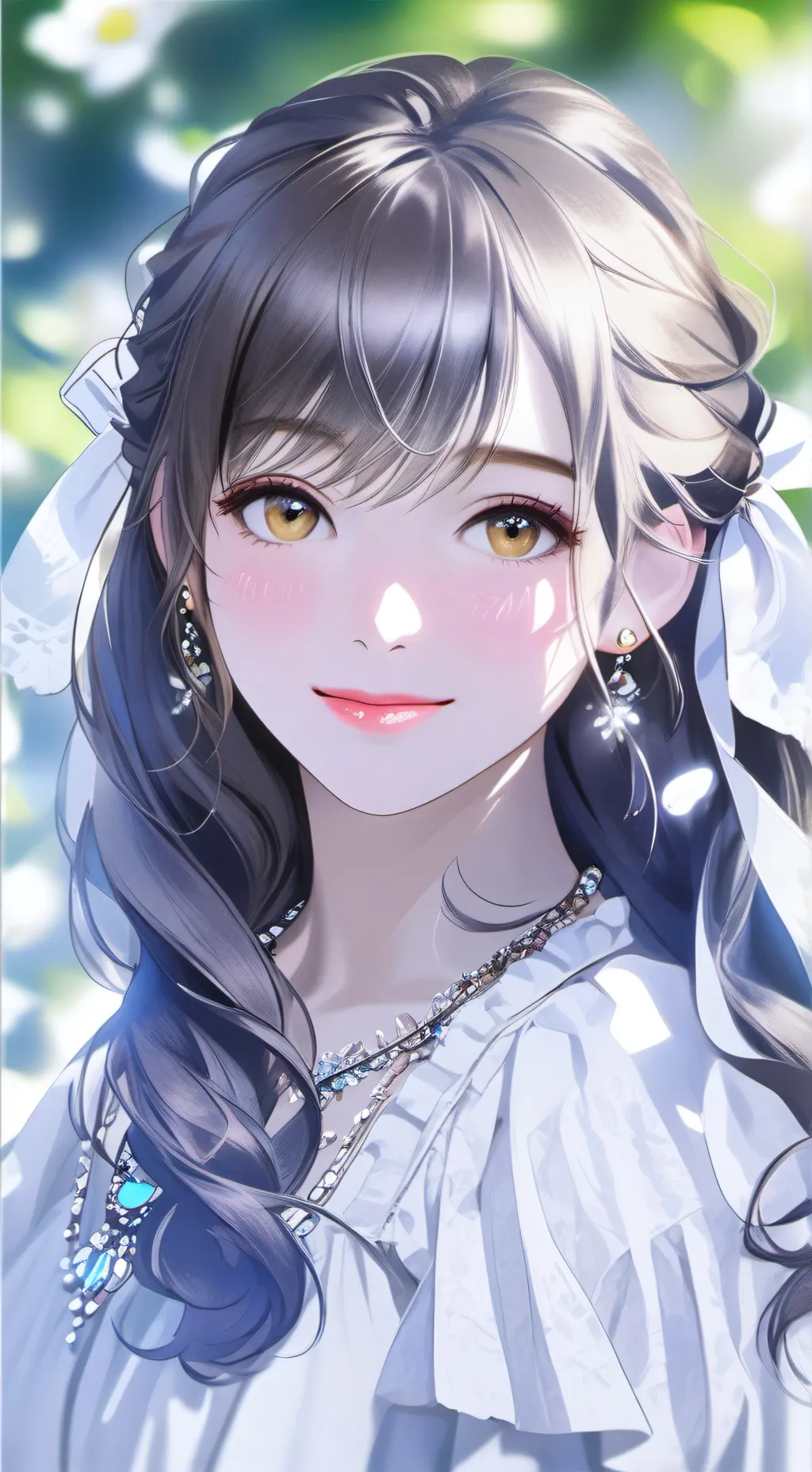 ai character: Ashley  background