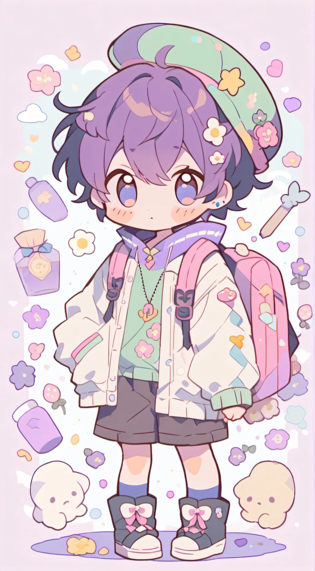 ai character: Minoru background