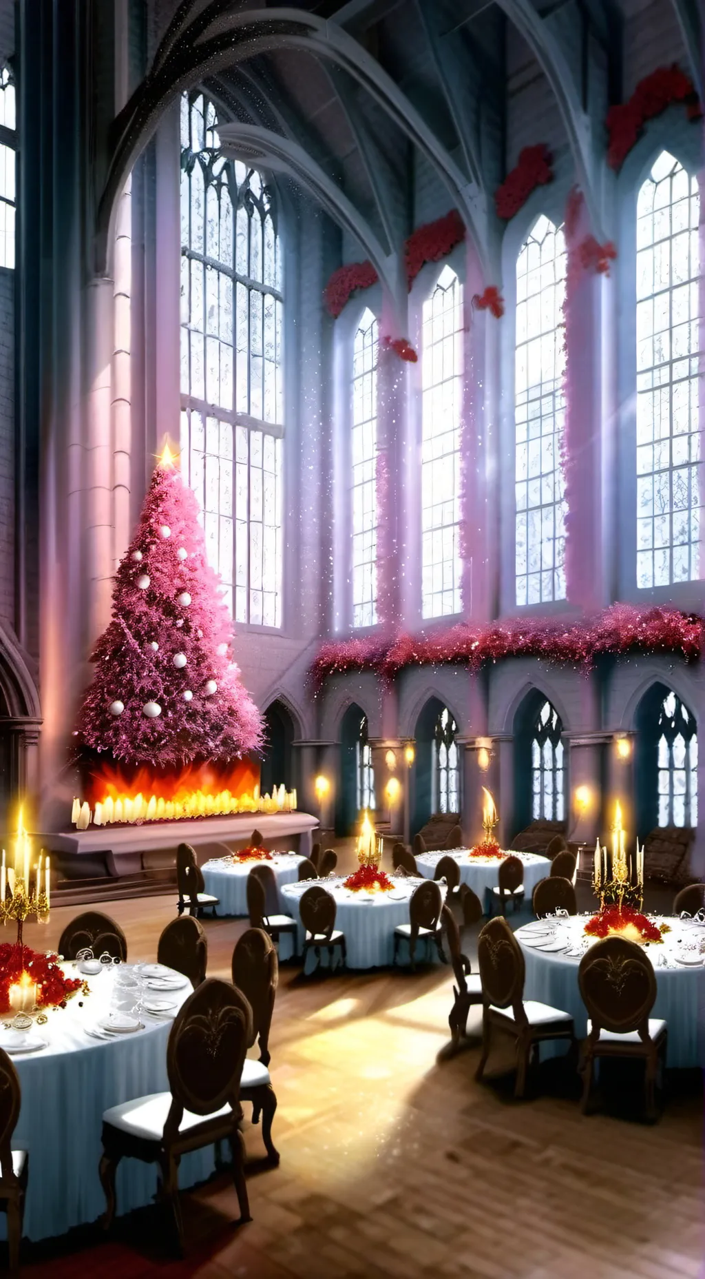 ai character: The Yule Ball!  background