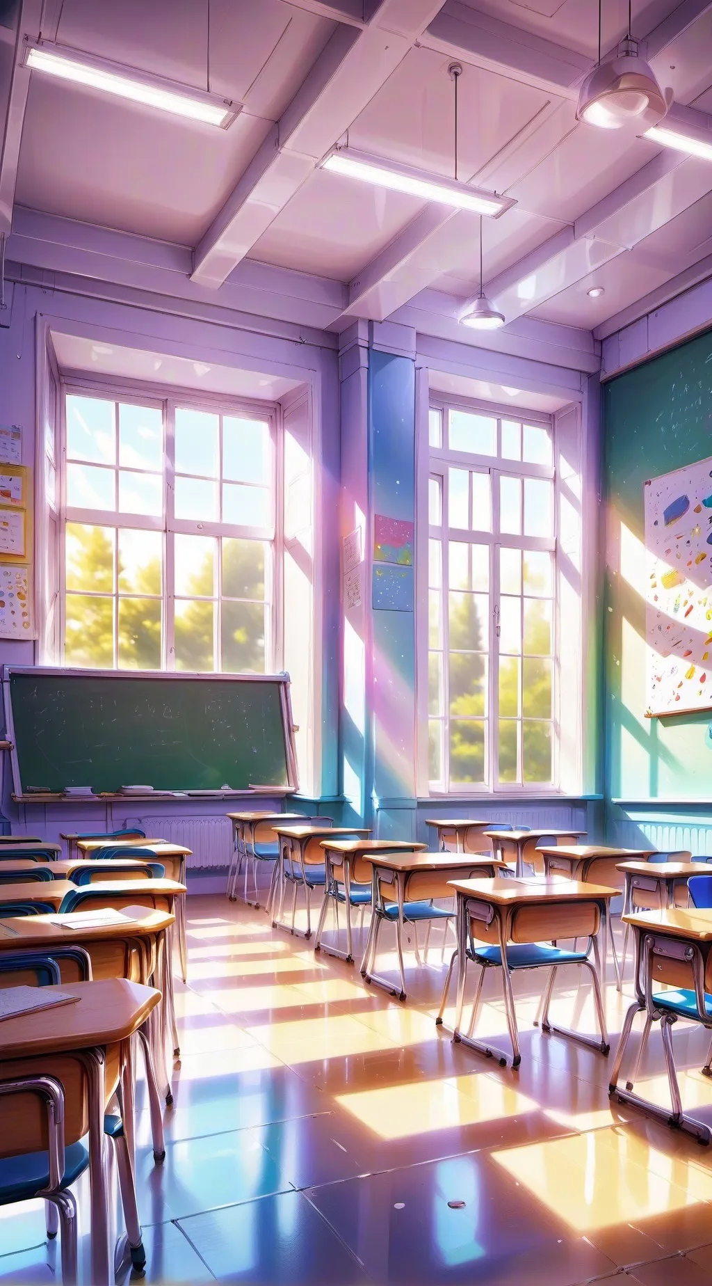 ai character: school background