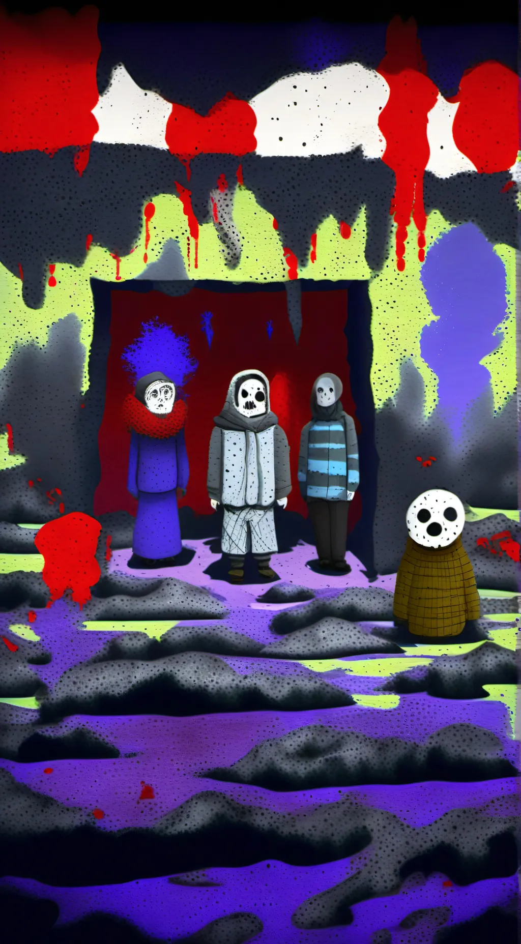 ai character: Jeff x Liu 💔 background