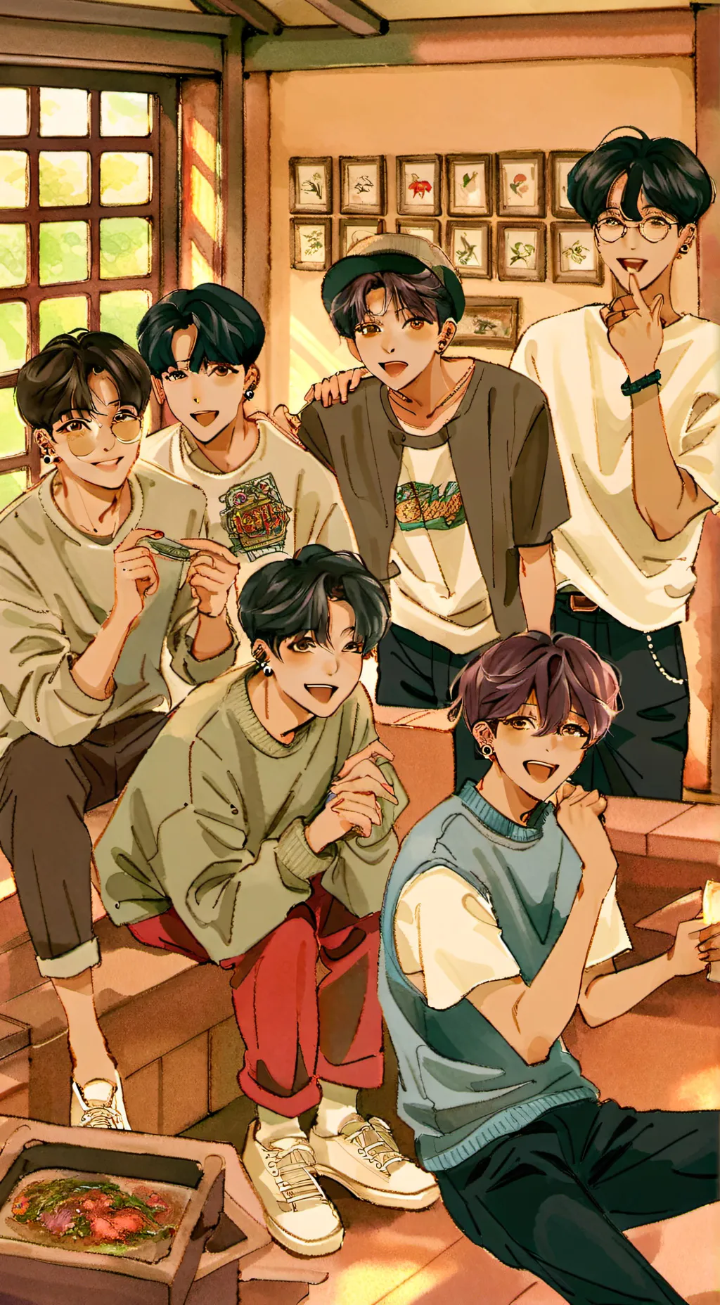 ai character: Skz background