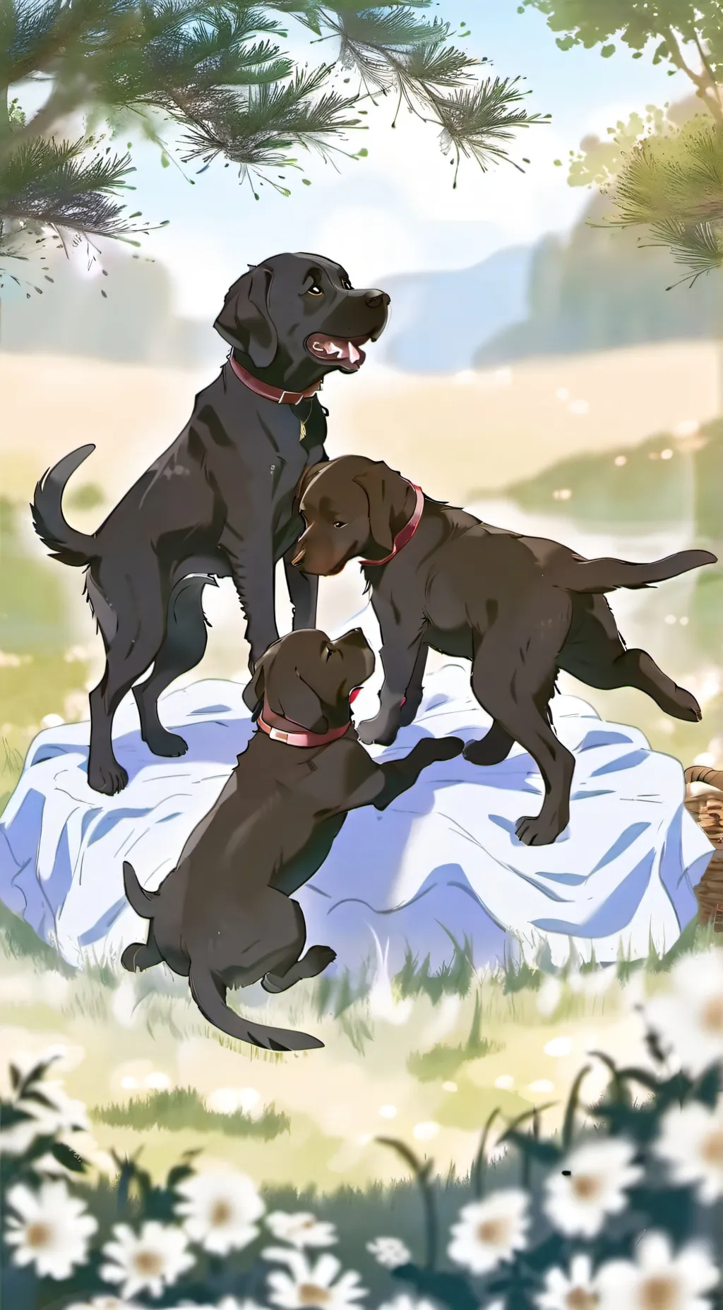 ai character: Fruitcake background