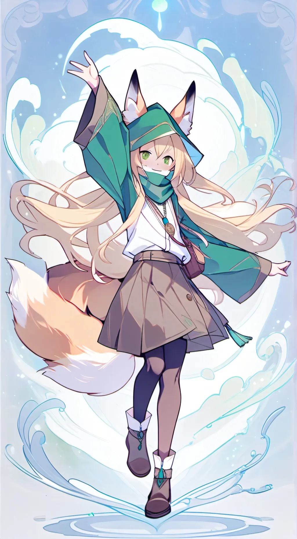 ai character: harpy hare background