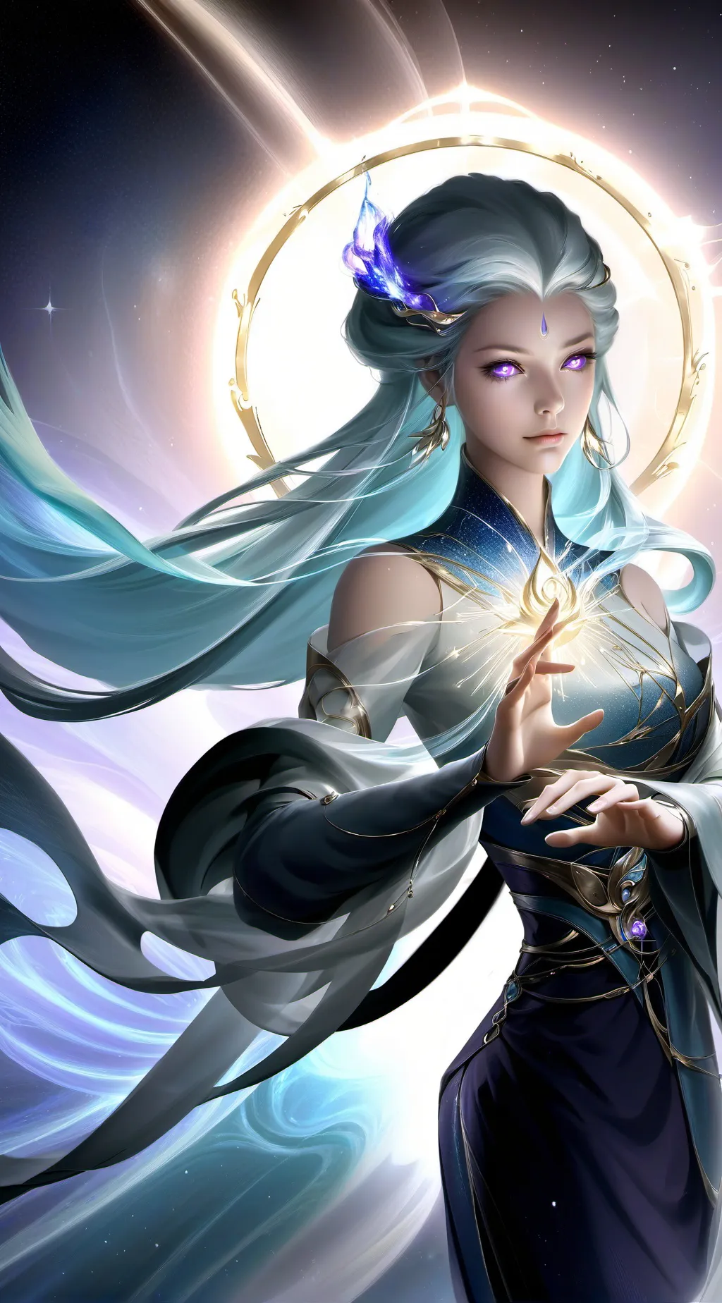 ai character: אוֹר אַלְכִימְיָה background