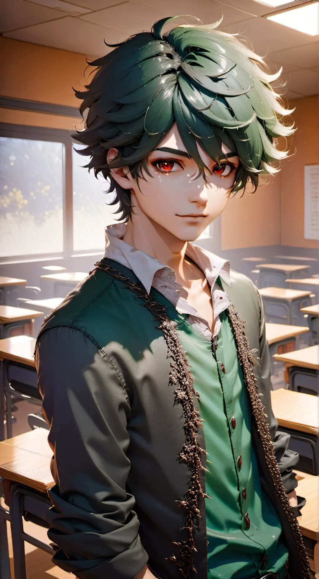 ai character: Kaizen Shamari background