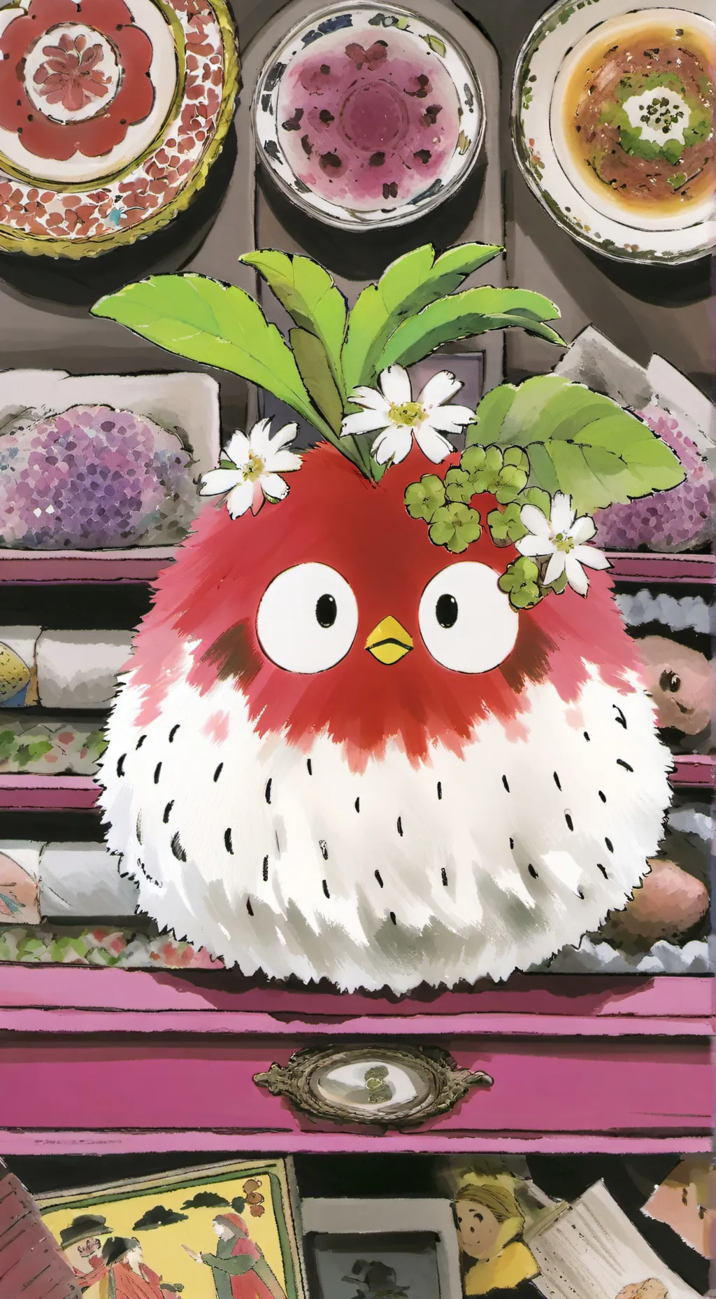 ai character: Sproutt!!! background