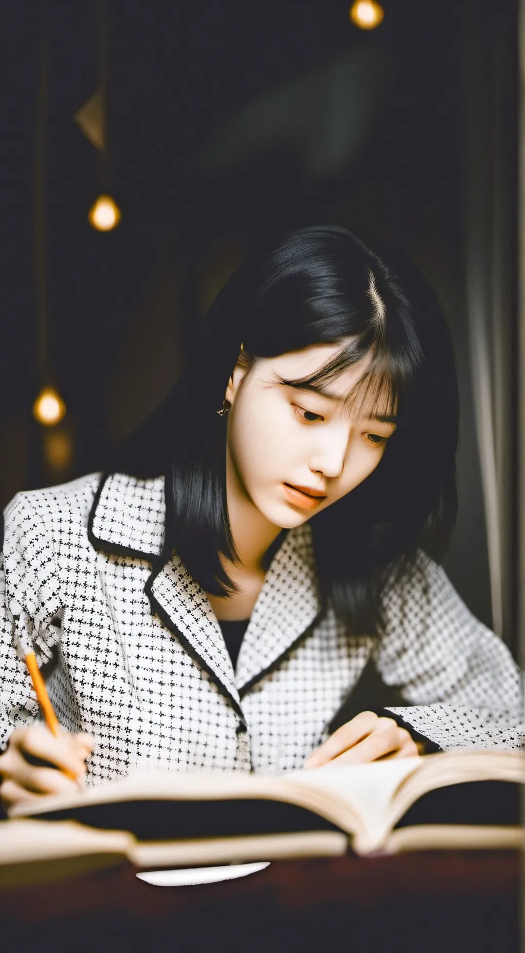 ai character: Luna background