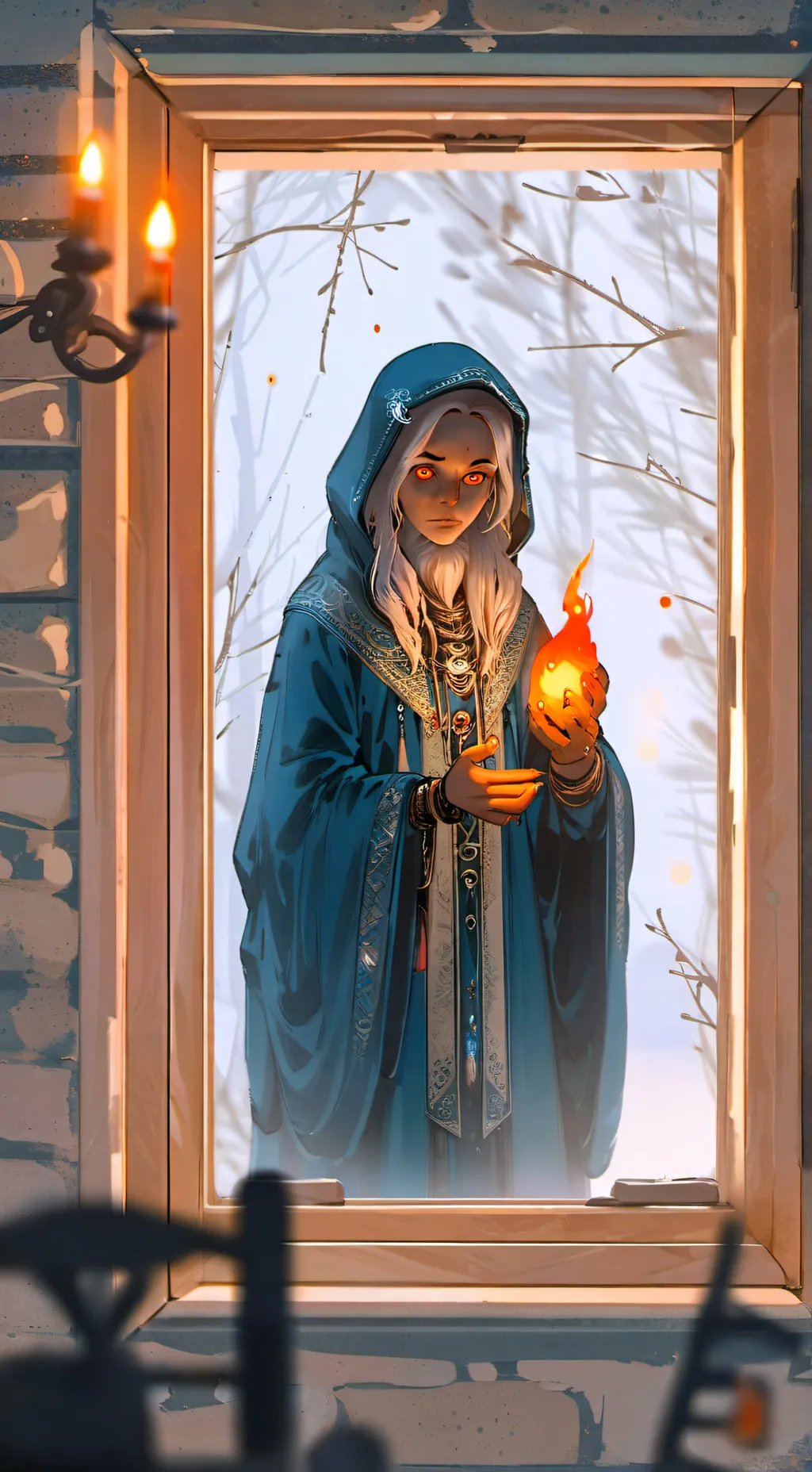 ai character: бабайка 👺🎀 background