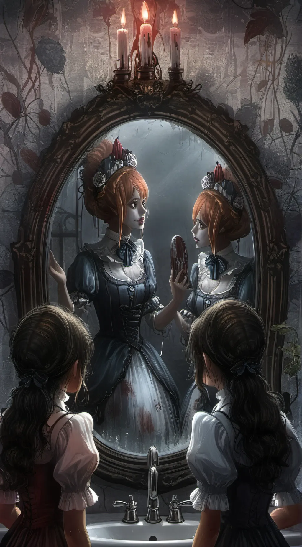 ai character: The Bloody Mary🩸 background