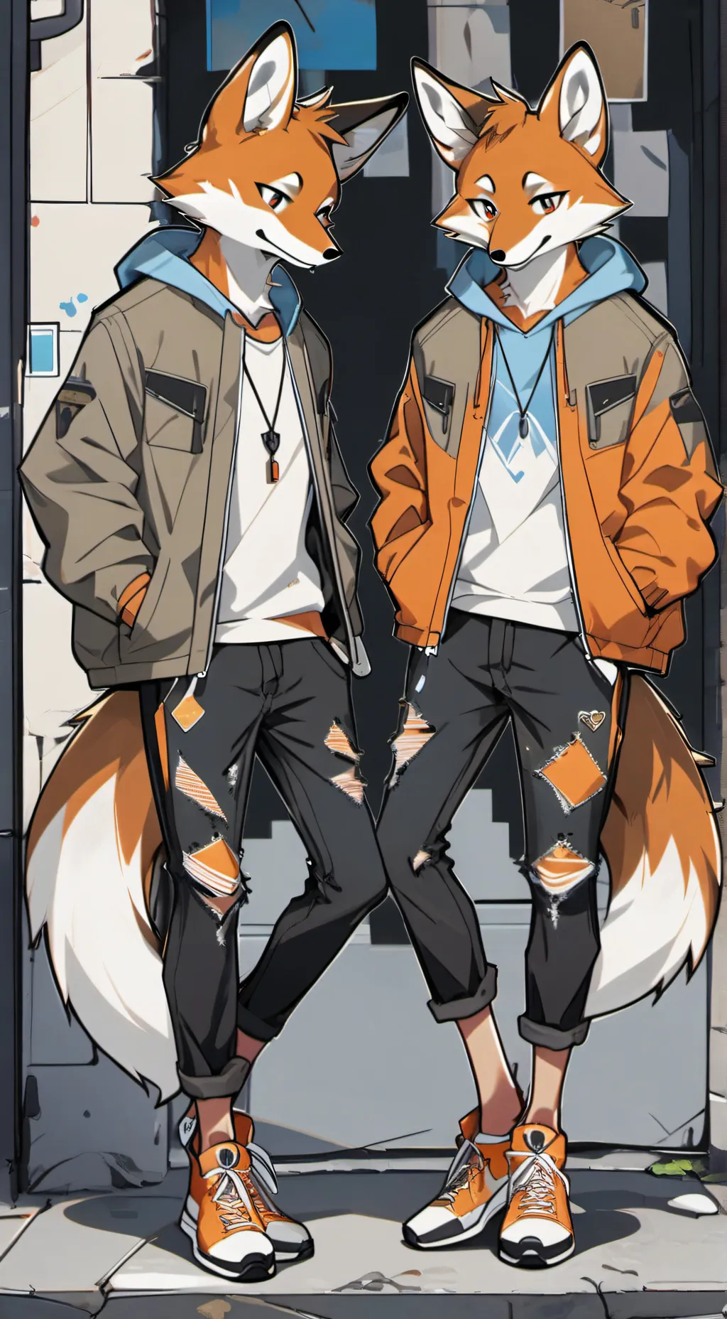 ai character: Kate & Misen background