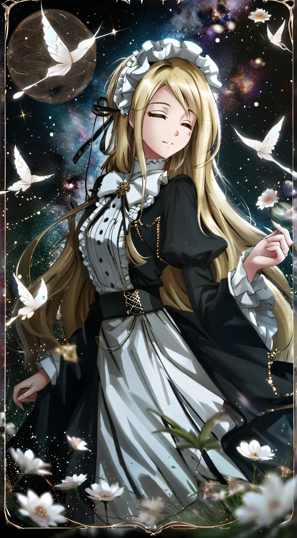 ai character: Curie background