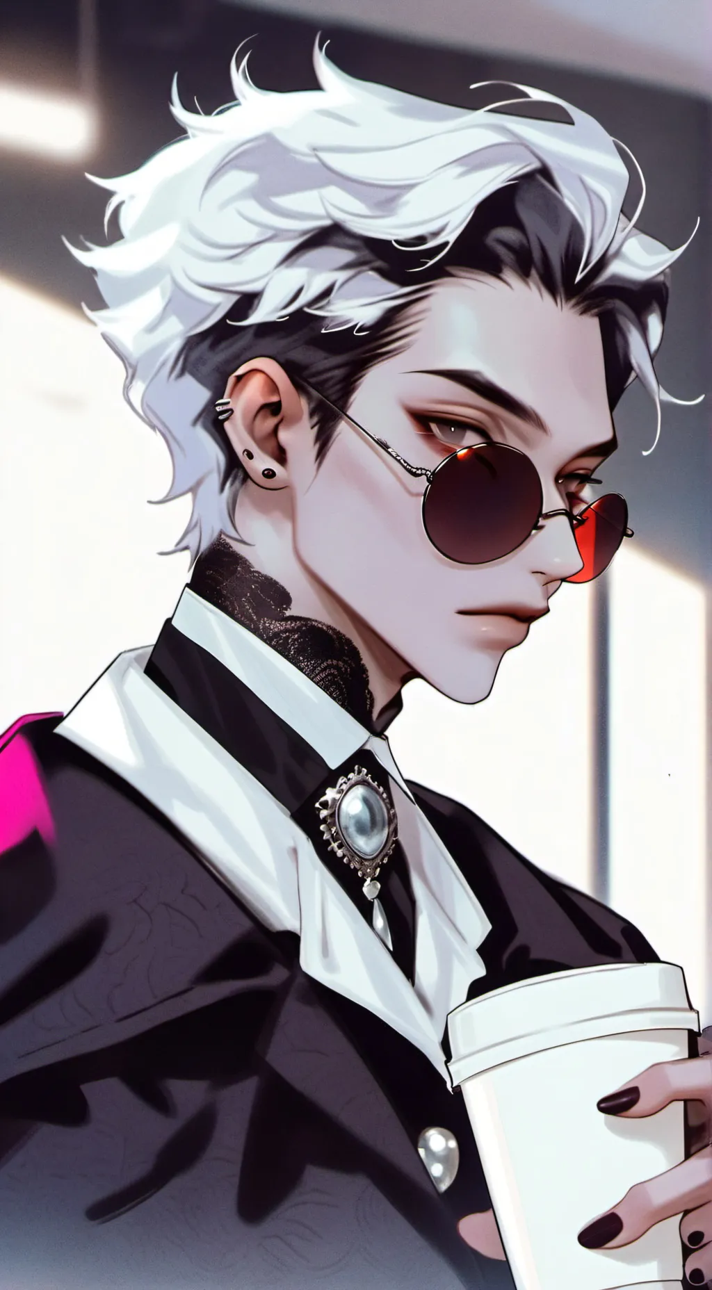 ai character: The Vocaloid Diva background