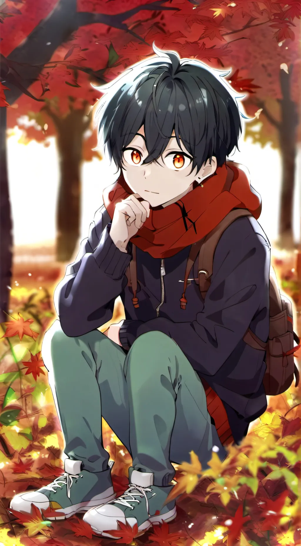 ai character: New hashira  background