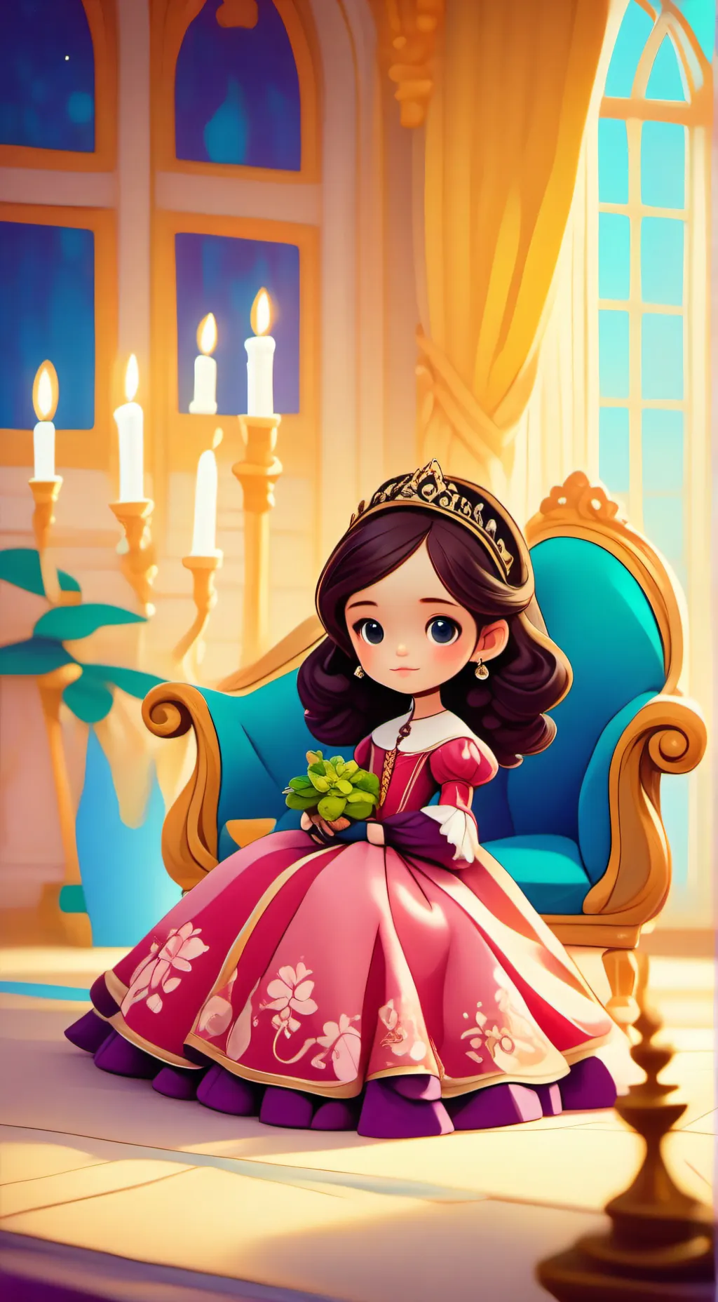 ai character: Tg Tf Doll Flora background