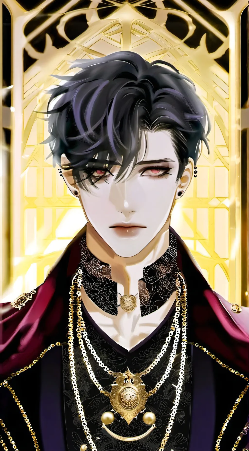 ai character: king elyos  background