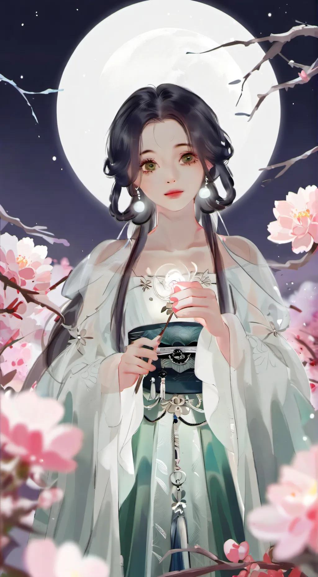 ai character: luna background