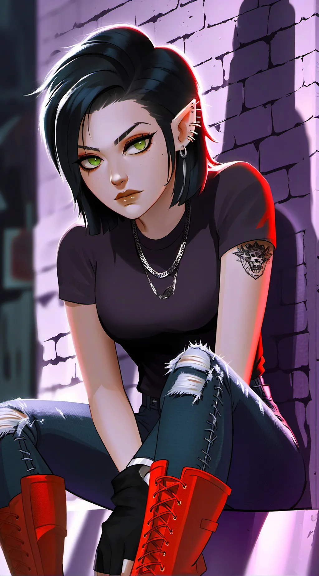 Talkie AI - Chat with 🖤chica bullying 🖤