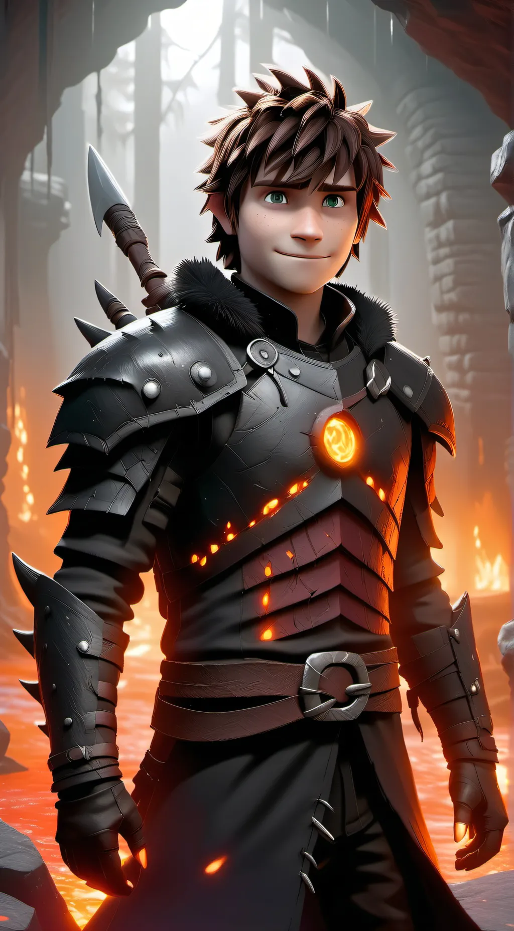 ai character: HTTYD  background