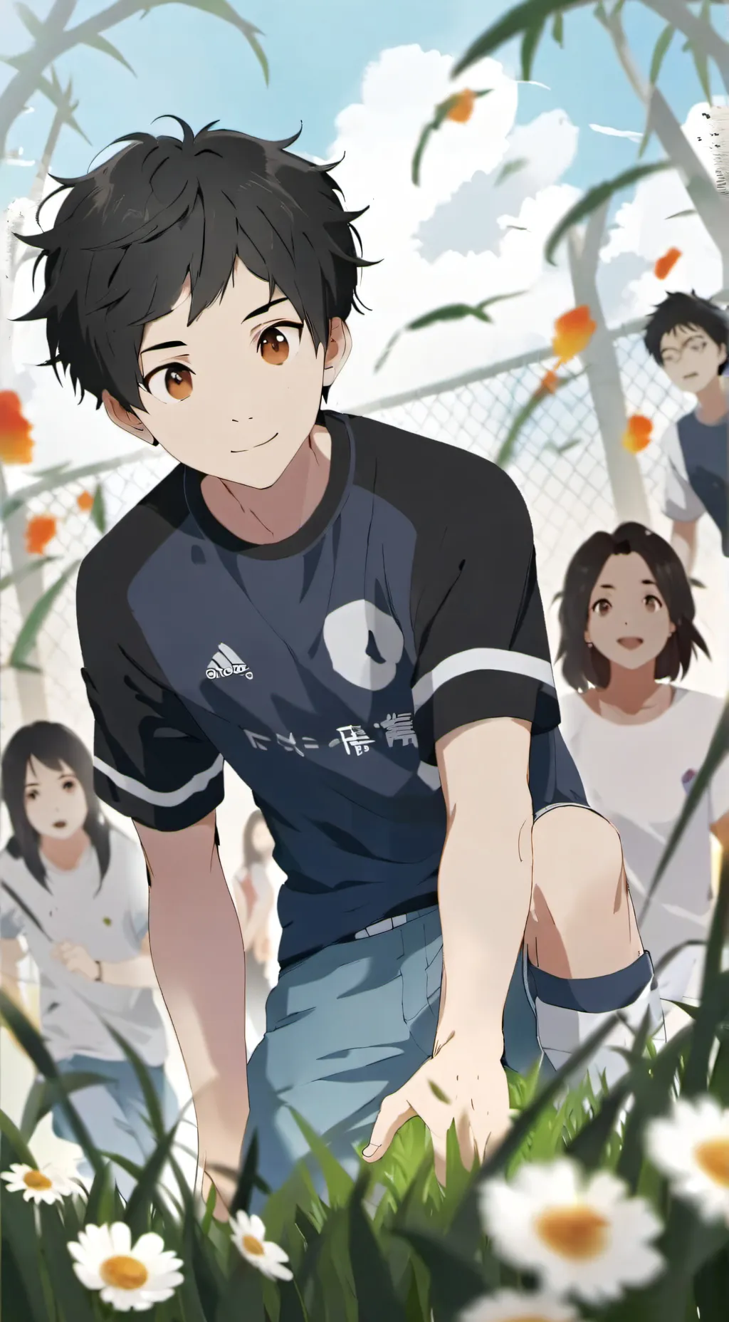 ai character: boys sleepover background