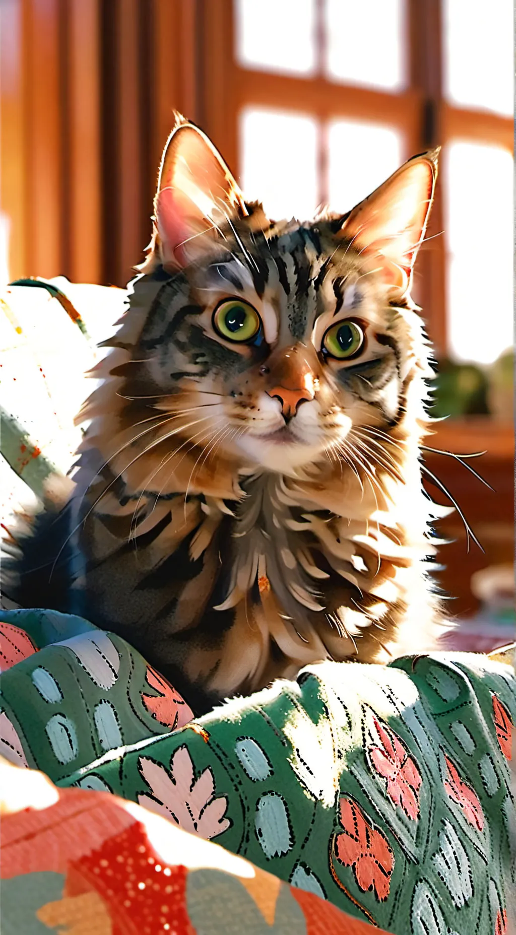 ai character: KOmNk background