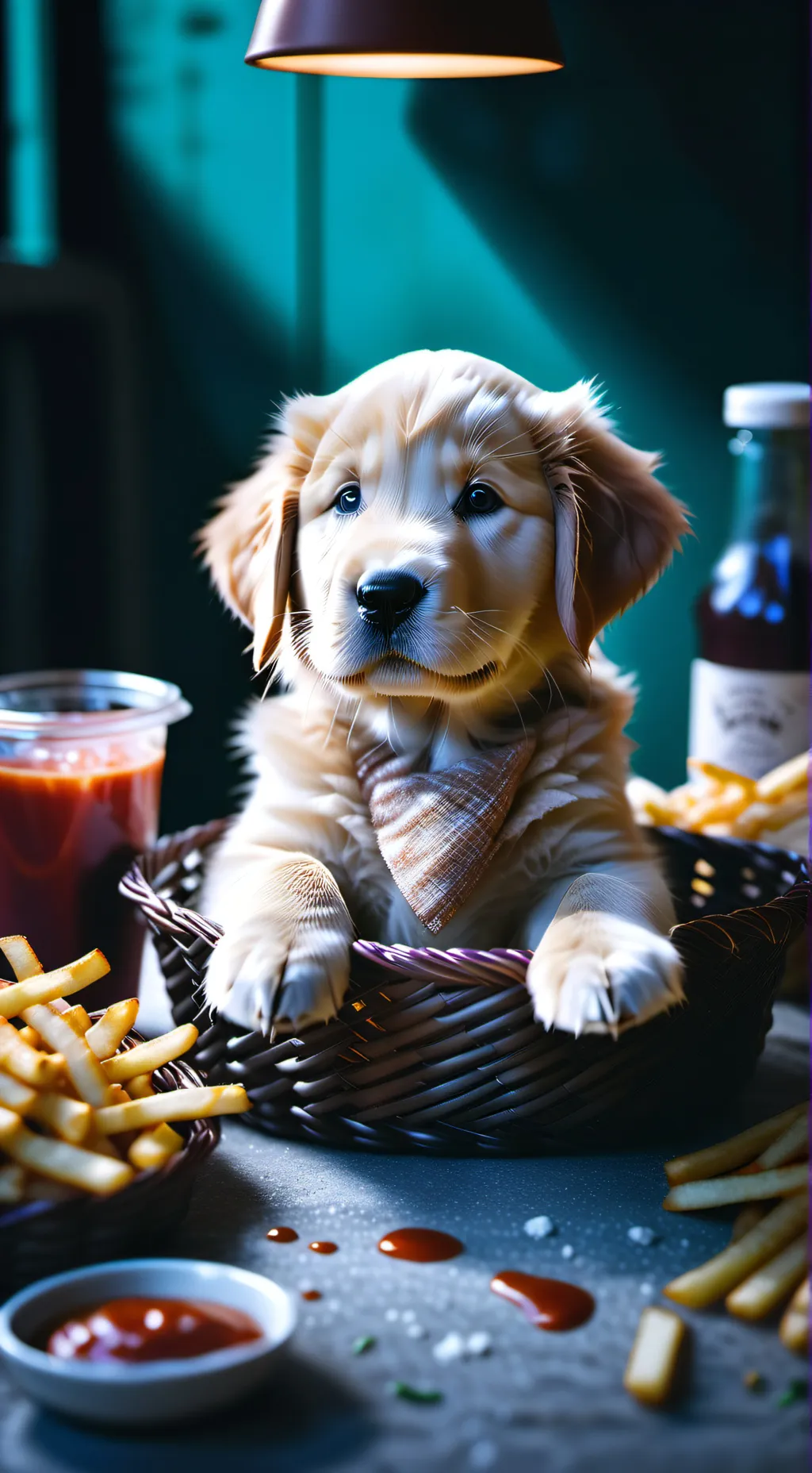 ai character: Fry background