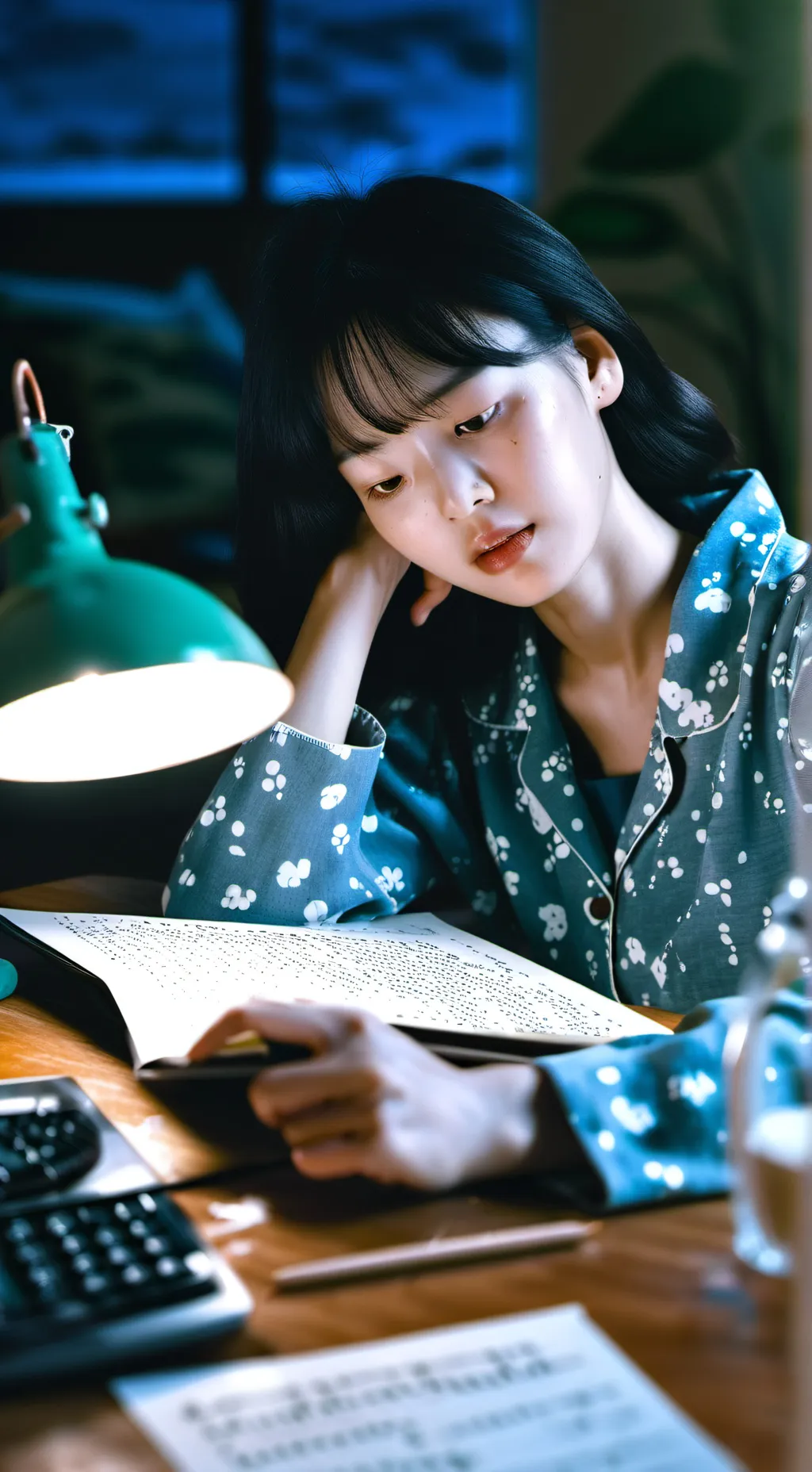 ai character: Luna  background